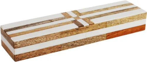 Miniatura 157 de Handicrafts Home Caja de recuerdo decorativa de 8 x 5 – Pequeña caja organizadora con tapa, almacenamiento decorativo Boho, caja de memoria retro