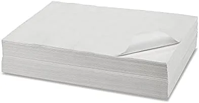 Papel blanco para manualidades, 500 hojas de 18 x 24 pulgadas; ideal para pinturas, arte de pared, papel de caballete, papel de regalo y