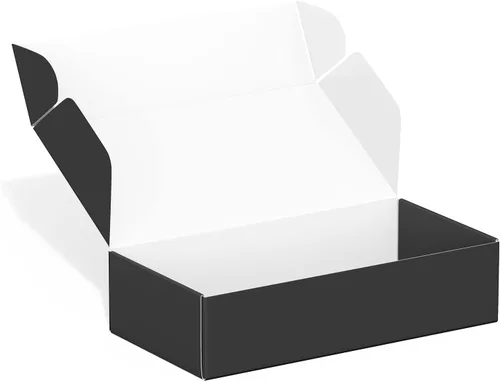 Miniatura 6 de Paquete de 50 cajas de envío pequeñas de cartón, cajas de estraza, cajas de regalo (4 x 6 x 2 pulgadas, color blanco)
