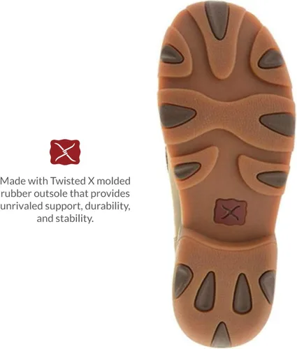 Miniatura 6 de Twisted X Zapatos de conducción Cellstretch Double Gore Moc Toe para hombre - Mxcg001