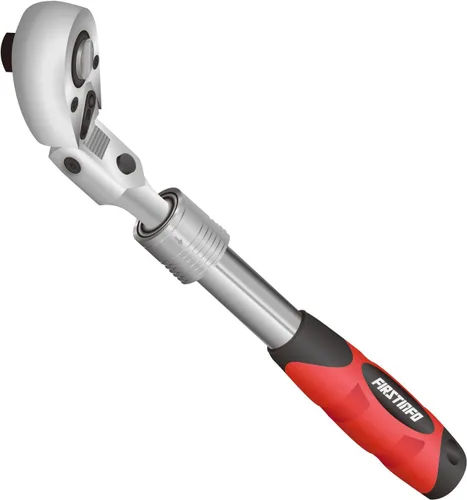 Miniatura 12 de FIRSTINFO F32441H Trinquete de accionamiento extensible de 1 pulgada, mango reversible de trinquete de 24T que se extiende de 24.8 a 41.3 pulgadas