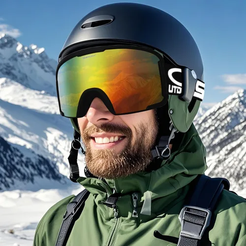 Miniatura 8 de OUTDOOR SPARTA OTG - Gafas de esquí para hombres, mujeres y jóvenes, 100 % protección UV y antirreflejos