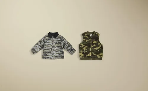 Miniatura 2 de Mud Pie Bebé Camo Shirling Chaleco