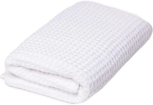 Miniatura 3 de SUTERA Silverthread Toalla de baño Toalla antimicrobiana con tecnología Silver Ion Diseño de tejido de gofre, felpa, ligera y de secado rápido