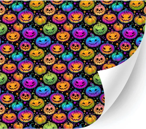 Miniatura 15 de HTV4U Puff - Vinilo de transferencia de calor con estampado de Halloween (azul Dia de Muertos, 12 x 12 pulgadas), vinilo 3D estampado para planchar
