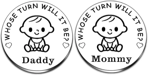 Regalo de decisión para padres nuevos, regalos de embarazo, regalos para papá nuevo, regalos para padres por primera vez, divertido regalo para mamá