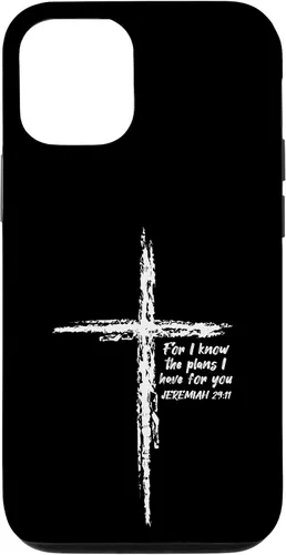 Miniatura 28 de Cross I Know The Plans Verse Bible Jesus God - Funda de regalo cristiana para iPhone 17