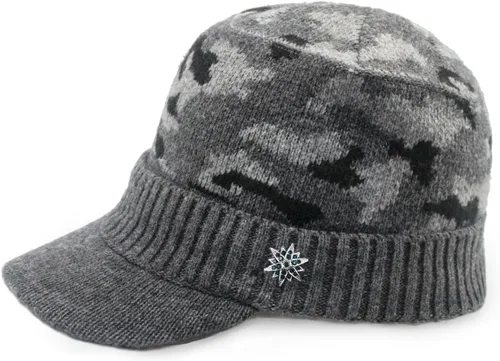 Dahlia Gorro para hombre con visera - lana, sombrero de invierno con borde, forro polar