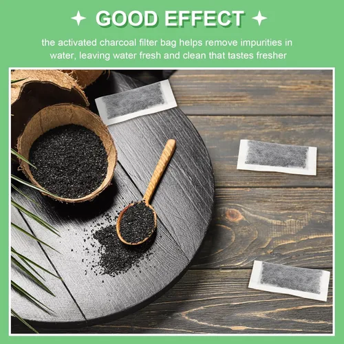 Miniatura 4 de Lounsweer Paquete de 12 filtros de destilador de carbón activado de repuesto, bolsas de filtro de carbón activado con cáscara de coco, compatibles