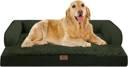 Miniatura 41 de Cama ortopédica impermeable para perros pequeños, cama para perros de tamaño mediano, cómoda cama para mascotas y gatos con lados, funda extraíble