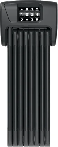 ABUS Bordo 6000C/120 - Cerradura plegable con soporte para cerradura SH, cerradura de combinación de acero endurecido, cerradura de bicicleta con