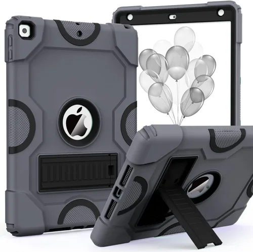 Miniatura 18 de ZoneFoker - Funda para iPad de 9.ª generación, funda para iPad de 8.ª y 7.ª generación, funda para iPad de 10.2 pulgadas 2021/2020/2019, funda Negro