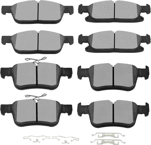 Miniatura 15 de SCITOO Juego de pastillas de freno de cerámica delanteras y traseras D726 D729 para Chevy Blazer 97-05, Chevy S10 98-04, GMC Jimmy 97-05, GMC Sonoma