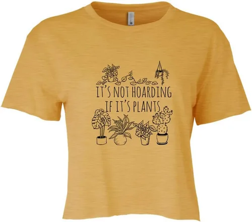 Miniatura 16 de Women's Screen Printed Crop Tee, Shirts With Sayings