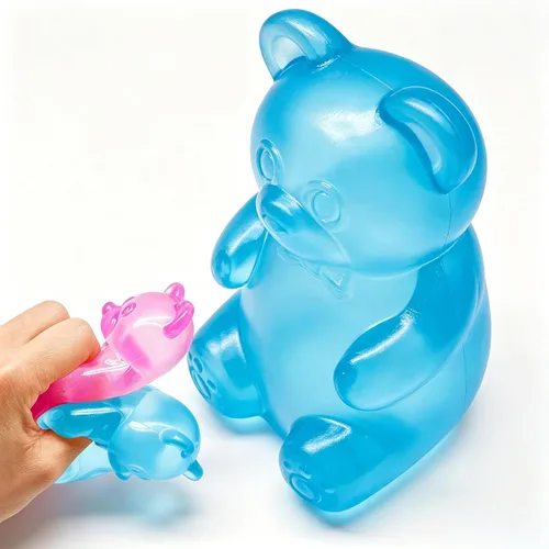 Miniatura 7 de Juguetes para ansiedad, pelotas antiestrés para niños y adultos, cambian de color con el sol, bola de masa de tiro lento, juguetes para ansiedad