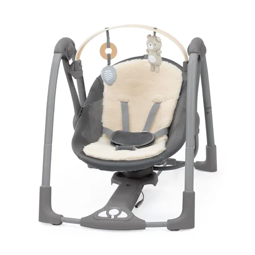 Miniatura 16 de Ingenuity ConvertMe - 2 en 1 columpio portátil y compacto para bebé y asiento infantil, vibraciones que ahorran batería, sonidos de la naturaleza