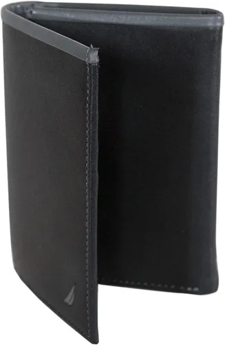 Miniatura 4 de Nautica Men's Trifold Wallet RFID Blocking Protection ID Window Card Slots Genuine Leather Durable