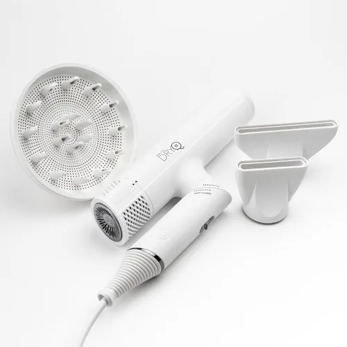 Miniatura 11 de SRILabs DryQ - Secador de pelo 'Smart', súper ligero, plegable, motor potente, silencioso, tecnología infrarroja e iónica, 3 accesorios magnéticos