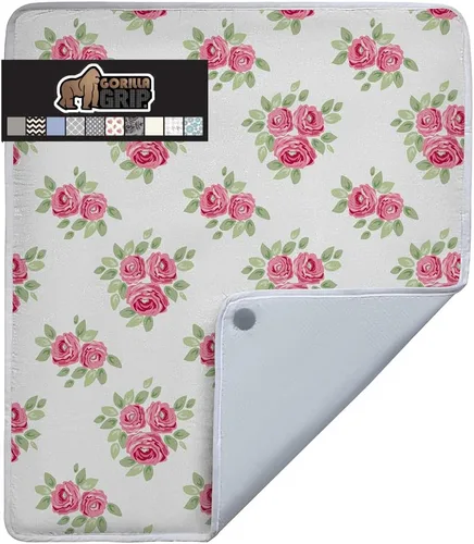 Miniatura 35 de GORILLA GRIP The Original - Funda y almohadilla para tabla de planchar, revestimiento de silicona, acolchado grueso resistente a la quemadura, Gris