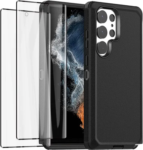 Miniatura 16 de AICase Funda para Samsung Galaxy S23 Ultra, resistente protección contra caídas, cuerpo completo, resistente a prueba de golpes y polvo, multicapa