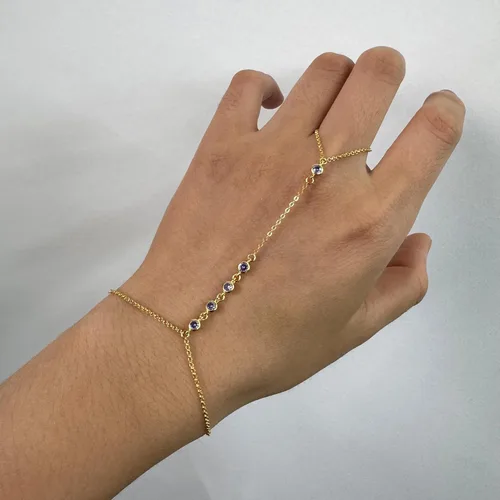 Miniatura 35 de Pulsera de plata de ley 925 para mujer, pulsera de mano para mujer, pulseras esclavas de 7 a 9 pulgadas ajustable
