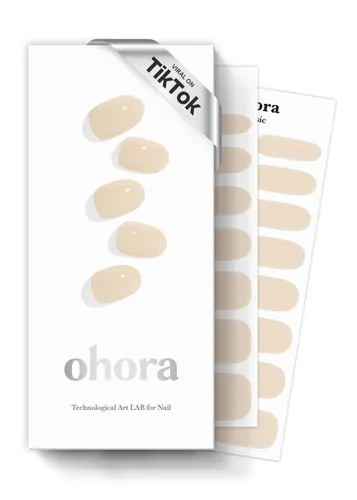 Miniatura 18 de ohora Tiras de Uñas de Gel Semi-Curadas Juego de Valor (N Bare Plum Starter Kit) Incluye Lámpara de Tamaño Completo y Mini Removedor, Calidad