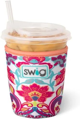 Miniatura 32 de Funda Swig Life para taza de café helado pequeña, funda estándar de 22oz para taza de café helado con asa, funda aislante de neopreno para mantener