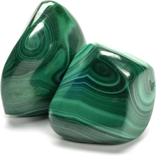 KALIFANO Piedras de cristal reiki de grado de joyería AAA+ para Wiccacuración muchos tipos, colores, Piedra, malaquita