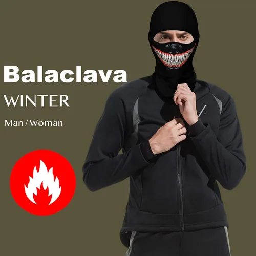 Miniatura 52 de Obacle Pasamontañas para hombres y mujeres, para invierno, clima frío, esquí, ciclismo, caza