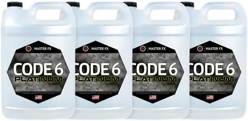 Miniatura 9 de Code 6 Platinum - Líquido de niebla prémium - Líquido de niebla a base de agua de alta densidad y larga duración para máquinas de 400 a 2000 vatios.