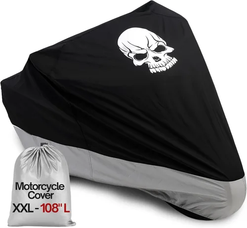 Miniatura 9 de Formosa Covers Funda de motocicleta de lujo para todas las estaciones con bolsa de almacenamiento (XL). Se adapta a motocicletas deportivas grandes