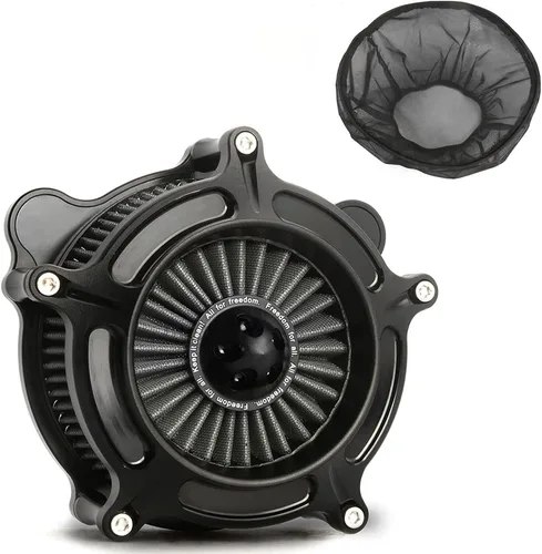 Black Ops Filtro de entrada de turbina Filtro de lluvia para Harley 2008-2013 Flhrc Road King Classic Flhx Fltr Flht