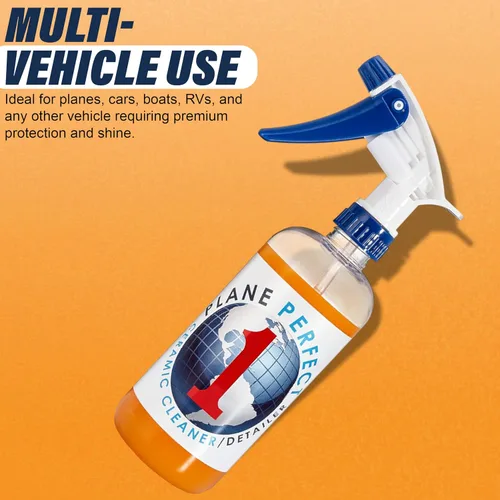 Miniatura 9 de Plane Perfect 1 revestimiento de cerámica SiO2 de grado aeronáutico – Spray detallador rápido de alto brillo – Sin agua, protección hidrofóbica