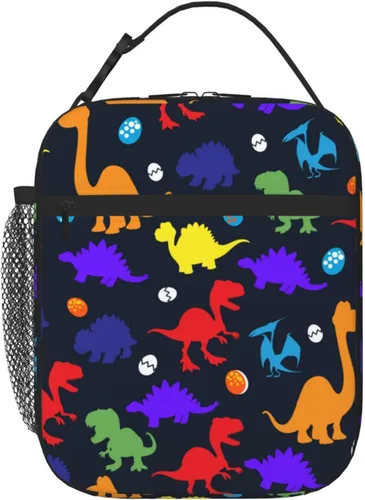 Miniatura 15 de Bolsa de almuerzo divertida para niños con pelotas deportivas, bolsa reutilizable para baloncesto, fútbol, fútbol americano y béisbol, lonchera