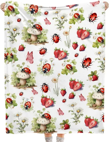 Miniatura 10 de Manta de mariposa personalizada con nombre de mariposa para niños y niñas, regalo para amantes de las mariposas, franela suave y acogedora, ligera