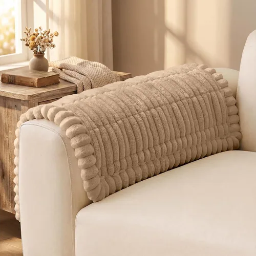 Miniatura 18 de decorUhome Funda de sofá para perros, funda antideslizante y mullida para sofá, para asiento, respaldo y reposabrazos, protector de sofá suave