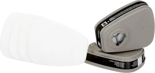 Miniatura 4 de 3M Kit de suministro de rendimiento, contiene 1 par de cartuchos y 2 pares de filtros P95, cartuchos de repuesto para 3M serie 6000, para proyectos