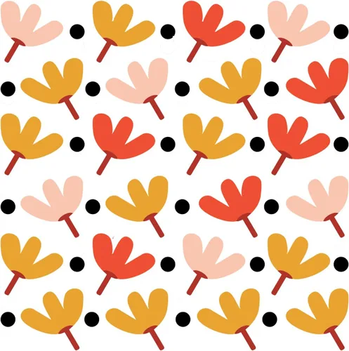 DEKOSH Calcomanías de pared de decoración bohemia, calcomanías de flores para despegar y pegar para pared en varios colores