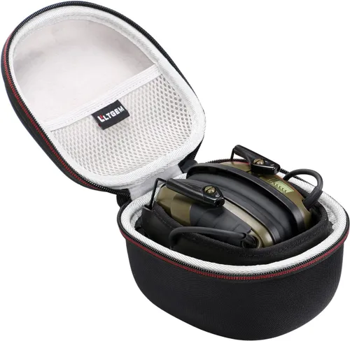 Miniatura 2 de LTGEM - Funda para Howard Leight Honeywell Impact Sport Sound Amplification Electronic Shooting Earmuff.. 2-1. Funda negra para orejeras