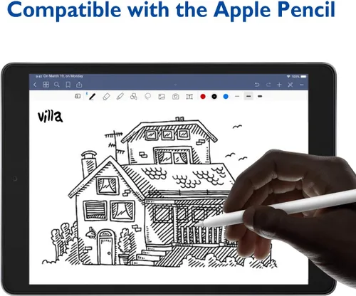 Miniatura 6 de Mothca Protector de pantalla de vidrio templado mate para iPad Air 3 (2019) de 10.5 pulgadas y iPad Pro 10.5" (2017) [NO Privacidad], antirreflejos