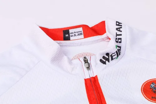 Miniatura 83 de Nuevo Pro cremallera completa hombres ciclismo Jersey manga corta Riding Shirt USA