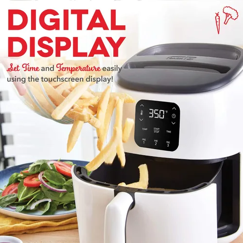 Miniatura 4 de DASH Tasti-Crisp - Freidora de aire digital con tecnología AirCrisp, ajustes preestablecidos, control de temperatura y función de apagado