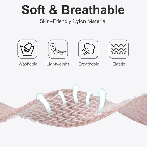 Miniatura 3 de Ouwegaga Banda elástica compatible con Fitbit Versa 4 bandas/Sense 2/Sense/Versa 3 bandas para mujeres y hombres, correa deportiva ajustable