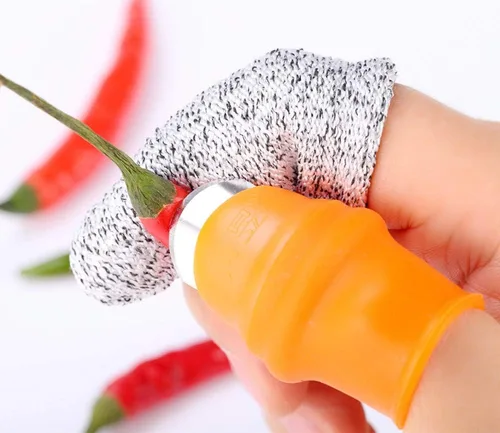 Miniatura 6 de Cuchillo de Pulgar de Silicona para Jardín Mejorado, Herramienta de Cosecha de Plantas, Regalos de Jardinería, Dedo para Recolectar para Recortar