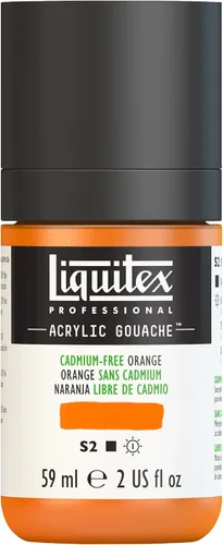 Miniatura 39 de Liquitex Professional - Gouache acrílico profesional, botella de 2 onzas (59 ml), blanco titanio