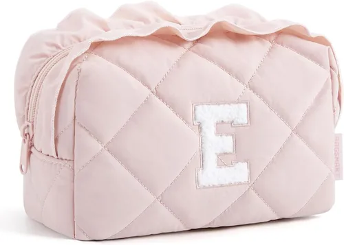 Miniatura 18 de BAGSMART Pequeña bolsa de maquillaje, bolsa de cosméticos de viaje, bolsa de maquillaje pequeña con cremallera, bolsa de aseo resistente al agua