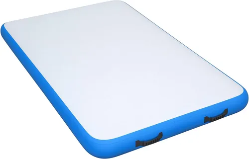 Alfombrilla flotante inflable para lagos y piscinas, plataforma inflable, plataforma inflable, muelle de natación portátil de tamaño familiar para