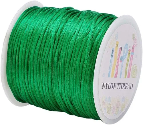 Miniatura 34 de Elecrelive - Cuerda de nailon de 200 yardas para pulseras, 200 yardas, cuerda de nailon para pulseras, 20 colores para collar, pulsera, joyería