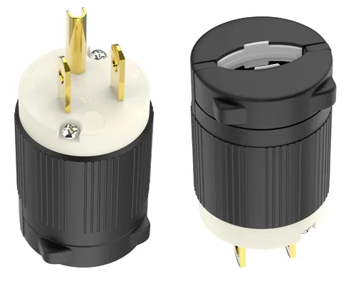 Miniatura 12 de Cable de extensión NEMA 5-15P con certificación UL para reparación de extremos de repuesto macho de 15 amperios, 110, 120, 125 voltios, 3 puntas, 2