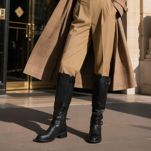 Miniatura 3 de DREAM PAIRS - Botas de montar de invierno para mujer, cómodas, hasta la rodilla y de pantorrilla ancha